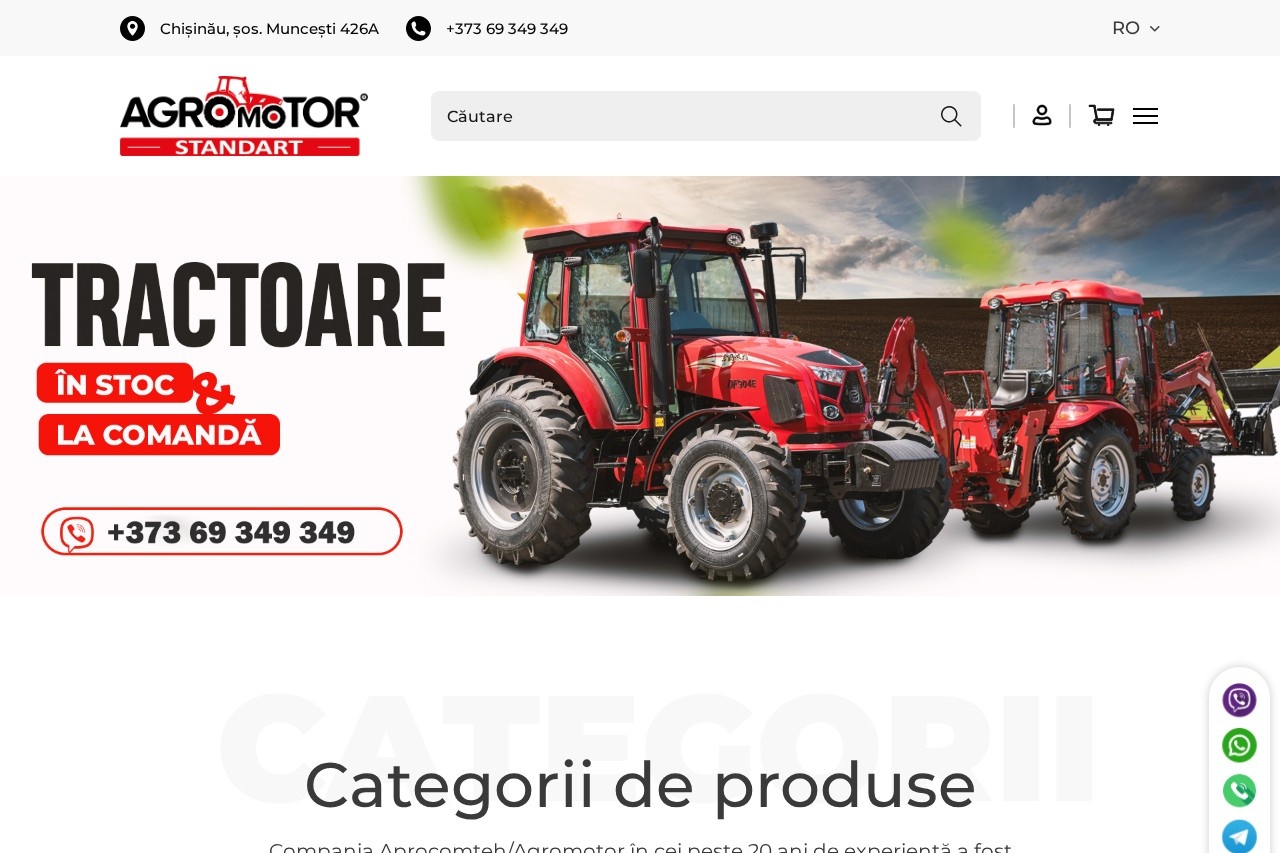 Agromotor – screenshot desktop