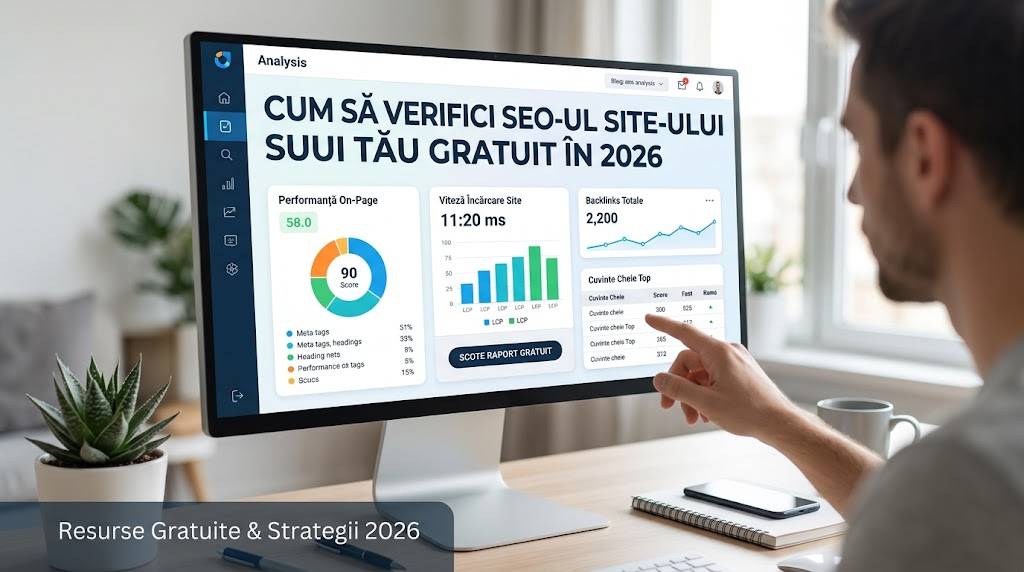 Cum să verifici SEO-ul site-ului tău gratuit în 2026